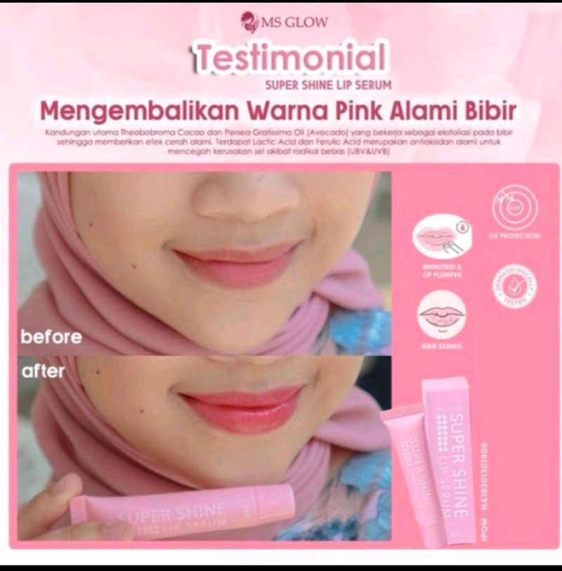 Product image MS Glow Jatim - Super Shine Lip Serum 6 Ml Serum
