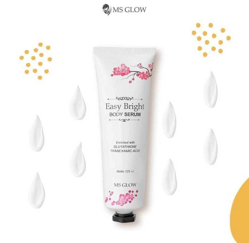 Product image MS Glow Jatim - MS GLOW EASY BRIGHT BODY SERUM 125 Putih
