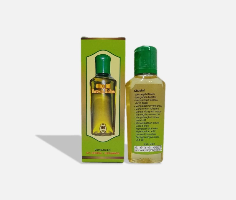 Product image Minyak Zaitun Olive Oil Barokah - Minum Dan Obat Luar 60 ml