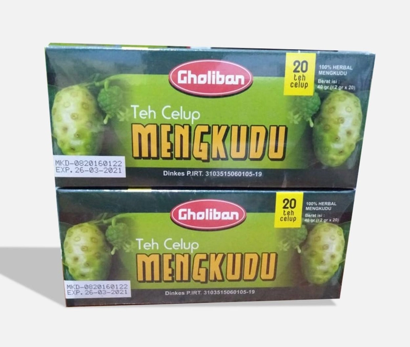 Product image Teh Celup Mengkudu Gholiban 20 sachet