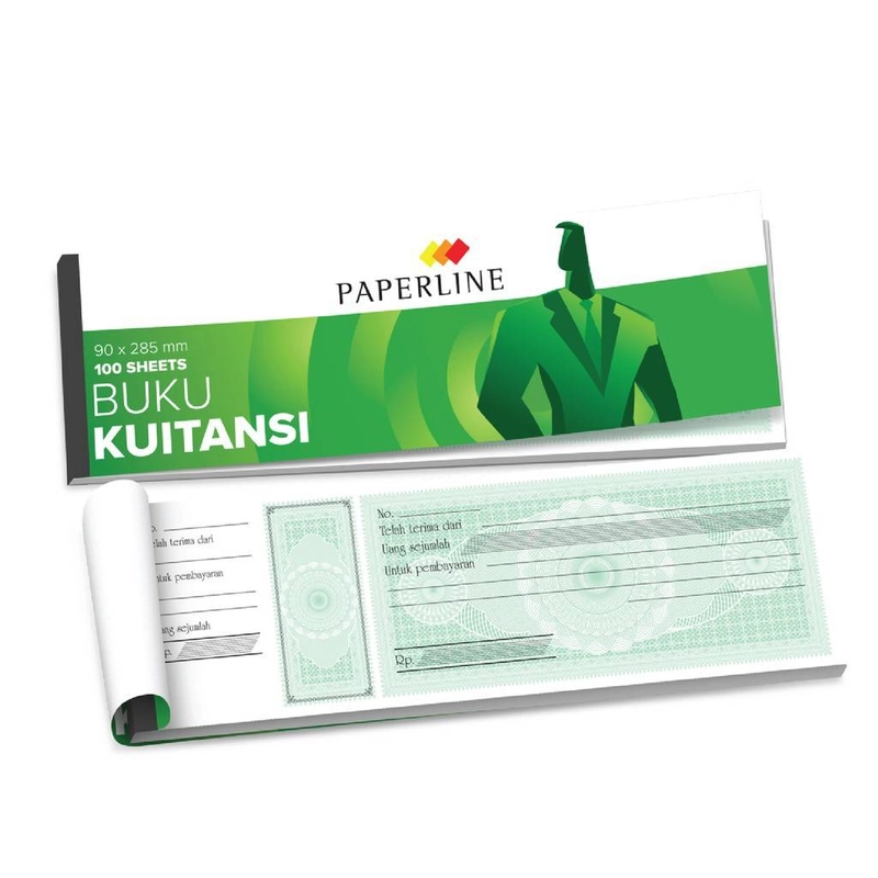 Product image Sinar Dunia - Paperline Kuitansi 40 T 90 X 285 Mm 10 Pcs