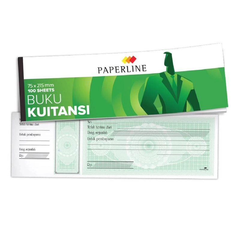 Product image Sinar Dunia - Paperline Kuitansi 40 M 75 X 215 Mm 10 Pcs