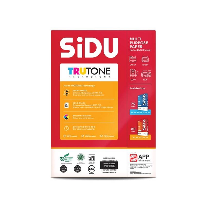 Product image Sinar Dunia - Kertas Fotocopy 80 GSM A4 1 Rim