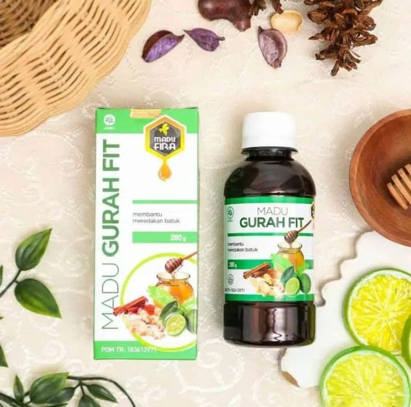 Product image NABAWI HERBAL - Madu Gurah Fit Mengurangi Flu Batuk Sesak Nafas Asma dan Sakit Tenggorokan 280gr 280gr Madu