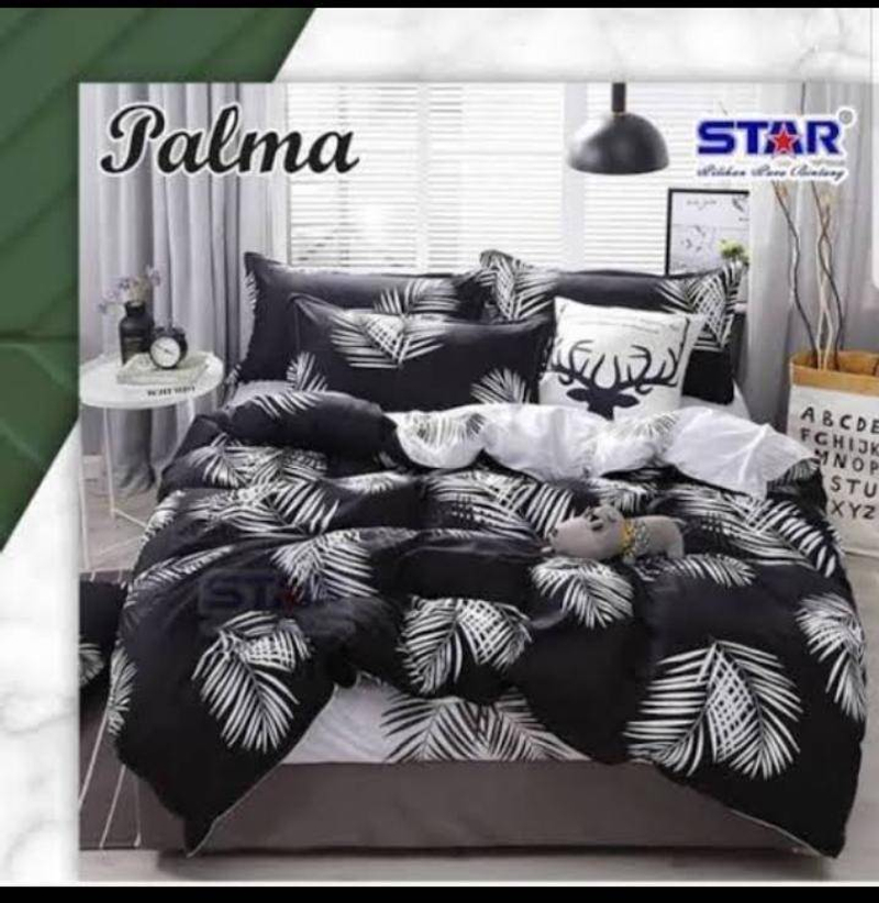 Product image Sprei Bedcover Palma Hitam 100x200x20 Palma