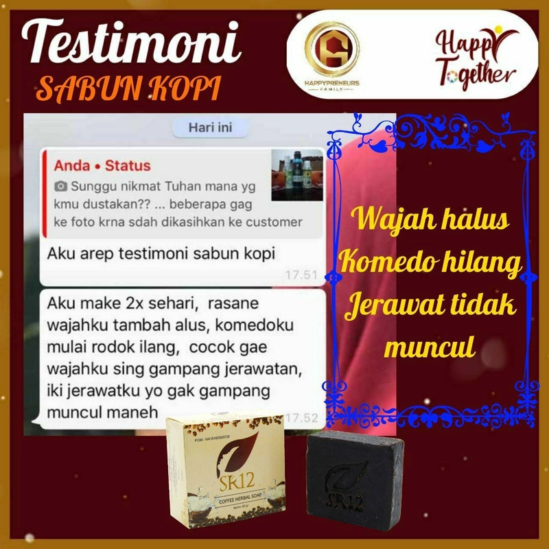 Product image SR12 Herbal Skincare - Coffee Herbal Soap 60gr Bar