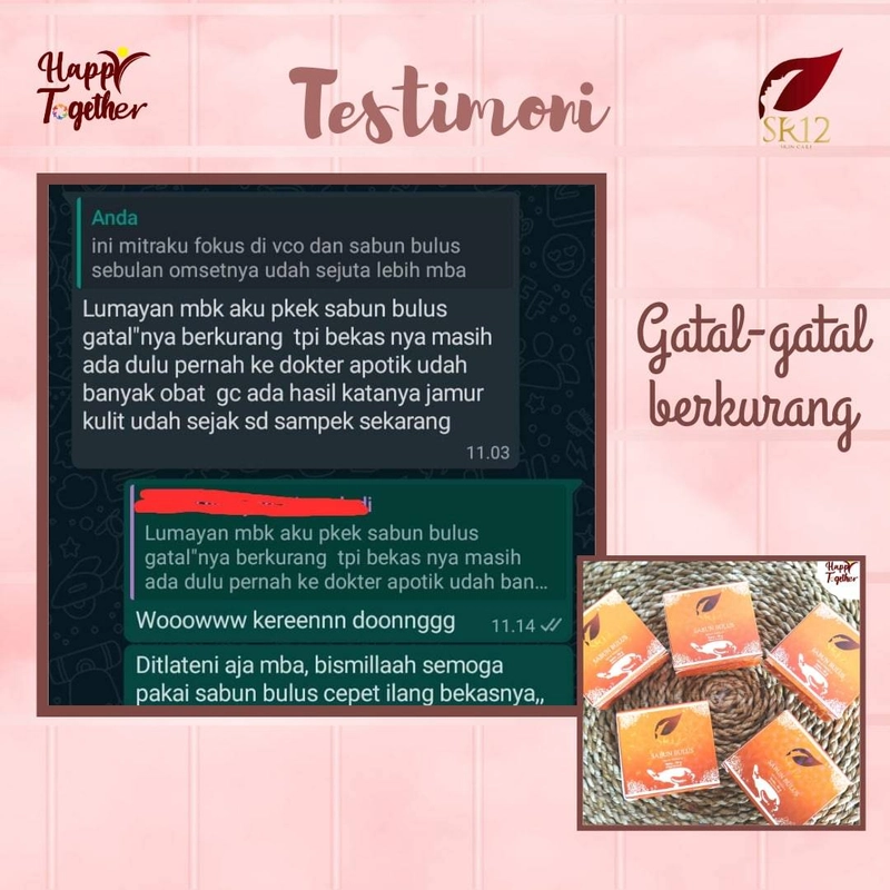 Product image SR12 Herbal Skincare - Sabun Bulus 60g Batang