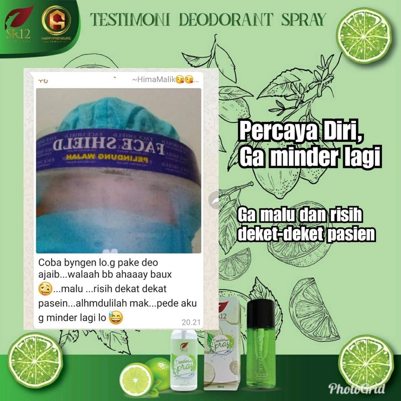 Product image SR12 Herbal Skincare - Deodorant Spray Premium 60ml Premium Quality