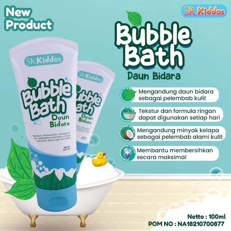 Product image SR12 Herbal Skincare - Bubble Bath Daun Bidara 100ml SRKiddos