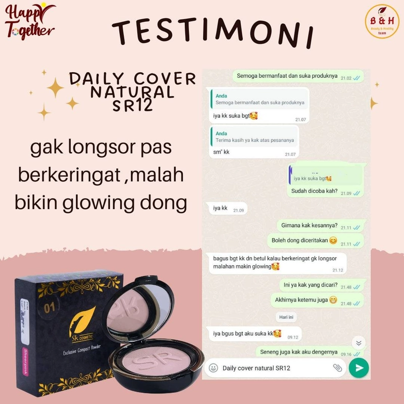 Product image SR12 Herbal Skincare - Daily Cover 10gr Natural