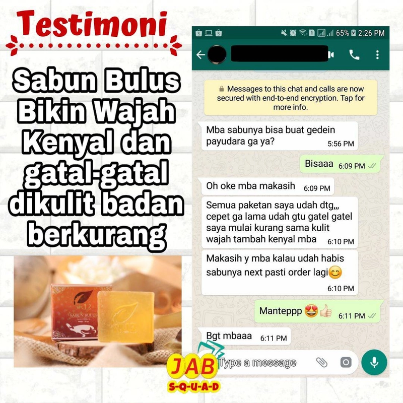 Product image SR12 Herbal Skincare - Sabun Bulus 60g Batang