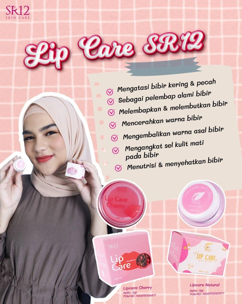 Product image SR12 Herbal Skincare - Lip Care 5gr Cherry