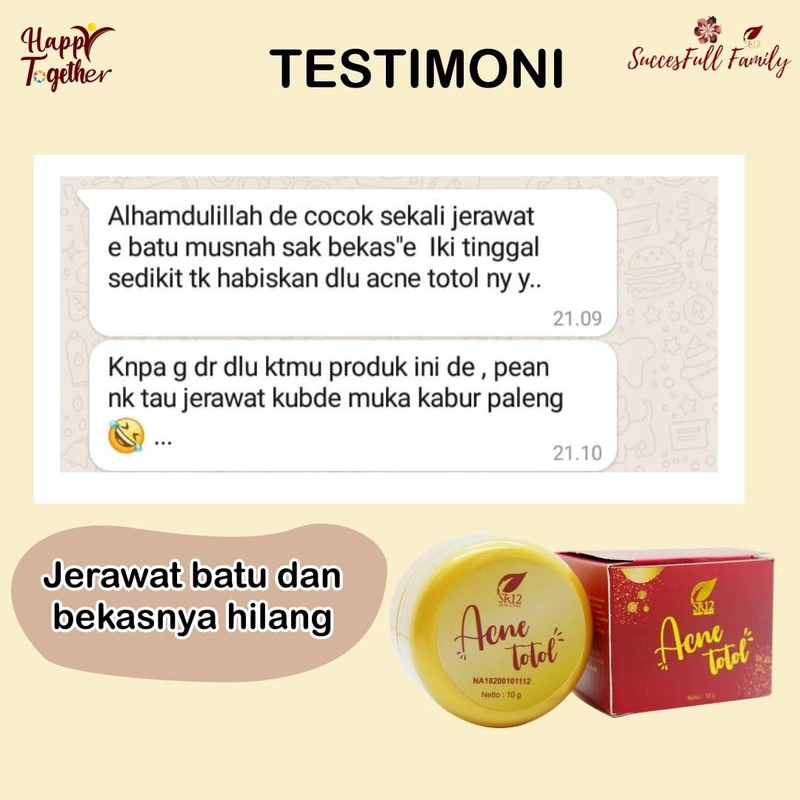Product image SR12 Herbal Skincare - Acne Totol 10gr Obat Jerawat Kemasan Tube