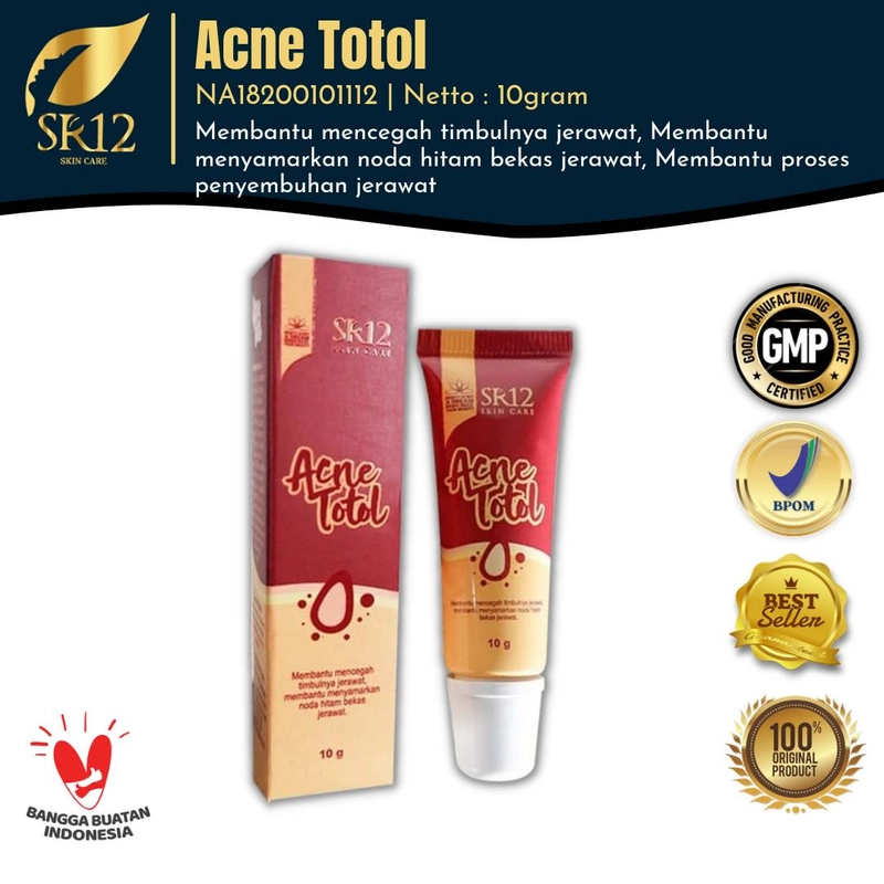 Product image SR12 Herbal Skincare - Acne Totol 10gr Obat Jerawat Kemasan Tube