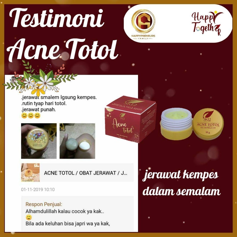 Product image SR12 Herbal Skincare - Acne Totol 10gr Obat Jerawat Kemasan Tube