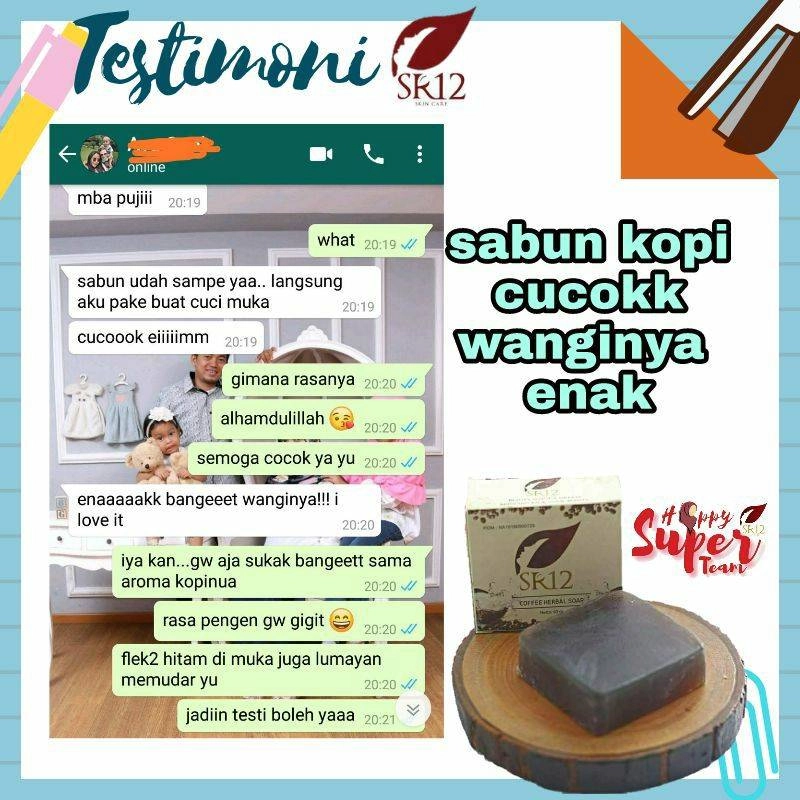 Product image SR12 Herbal Skincare - Coffee Herbal Soap 60gr Bar