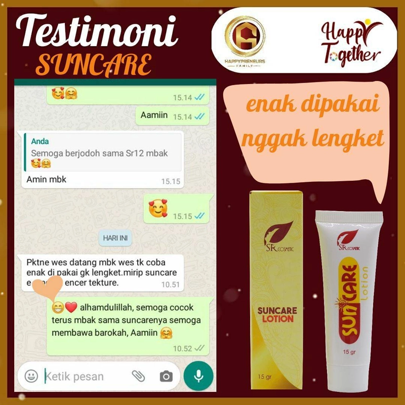 Product image SR12 Herbal Skincare - Suncare Lotion 15g SPF 25