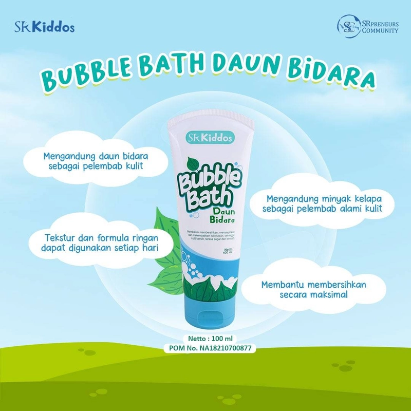 Product image SR12 Herbal Skincare - Bubble Bath Daun Bidara 100ml SRKiddos