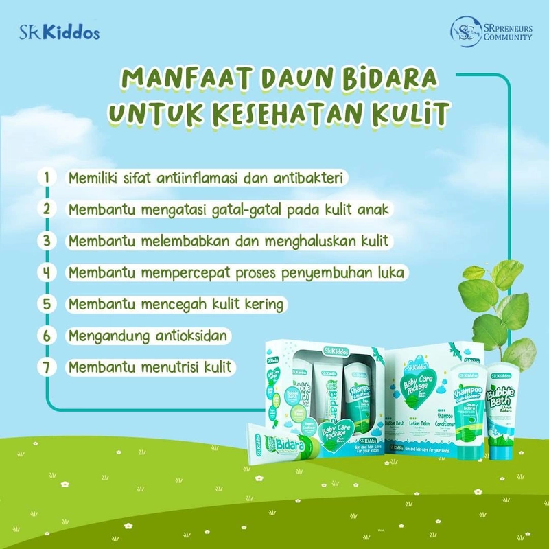 Product image SR12 Herbal Skincare - Bubble Bath Daun Bidara 100ml SRKiddos