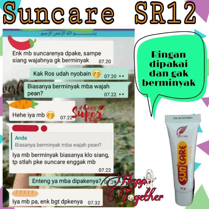 Product image SR12 Herbal Skincare - Suncare Lotion 15g SPF 25