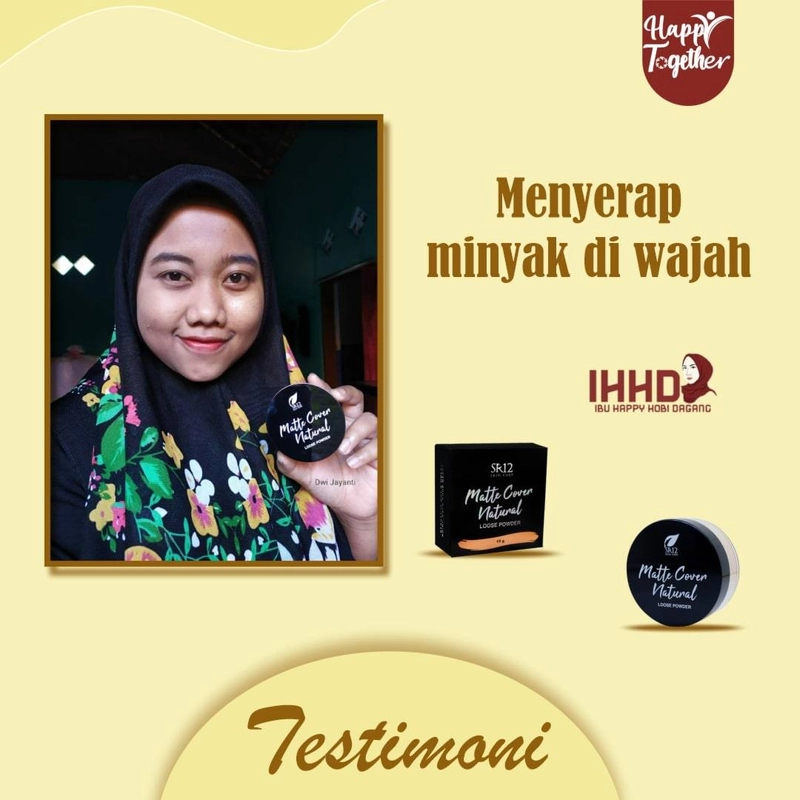 Product image SR12 Herbal Skincare - Matte Cover Natural Loose Powder 15g Bedak Tabur