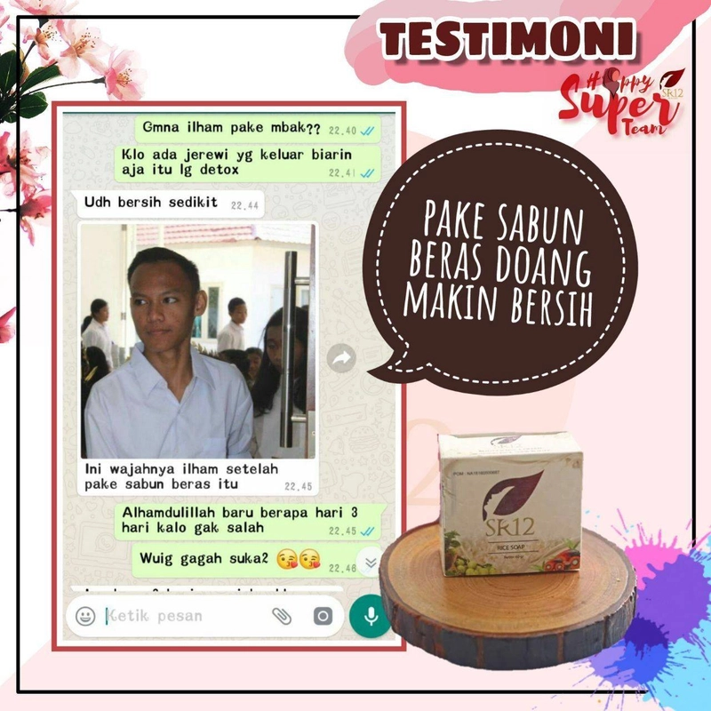 Product image SR12 Herbal Skincare - Rice Soap 60gr Batang