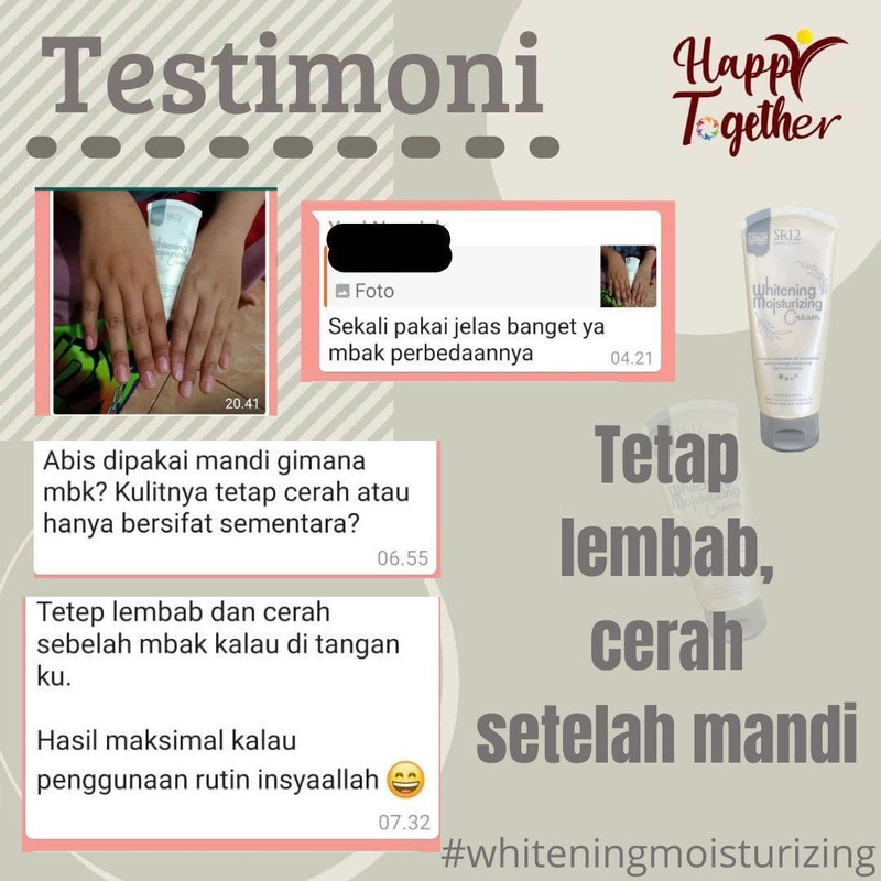 Product image SR12 Herbal Skincare - Whitening Moisturizing Cream 100gr Putih