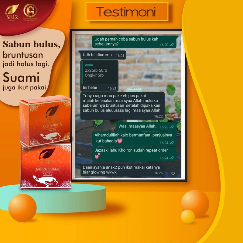 Product image SR12 Herbal Skincare - Sabun Bulus 60g Batang