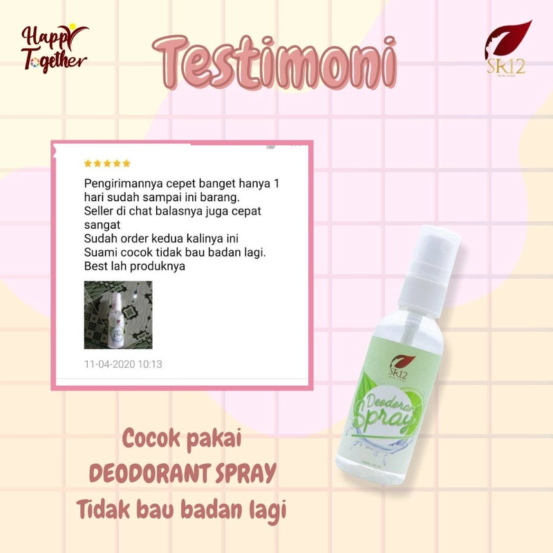 Product image SR12 Herbal Skincare - Deodorant Spray 60ml Reguler