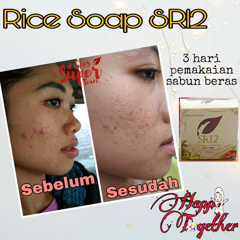 Product image SR12 Herbal Skincare - Rice Soap 60gr Batang