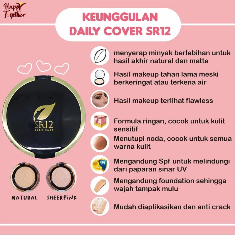 Product image SR12 Herbal Skincare - Daily Cover 10gr Natural
