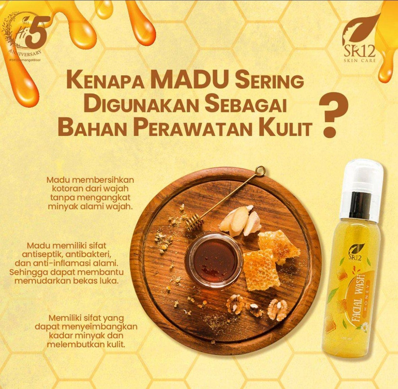 Product image SR12 Herbal Skincare - Facial Wash 100ml Honey