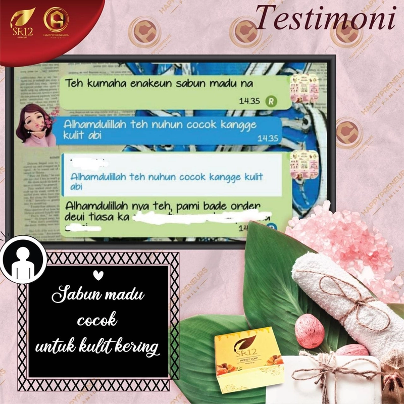 Product image SR12 Herbal Skincare - Honey Soap 60gr Batang