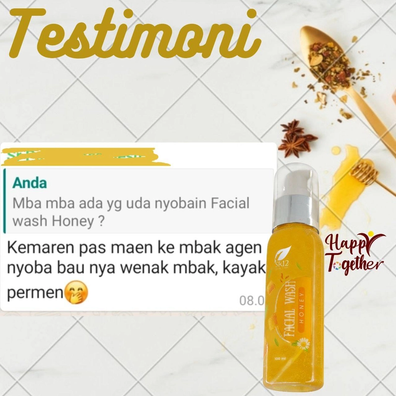 Product image SR12 Herbal Skincare - Facial Wash 100ml Honey