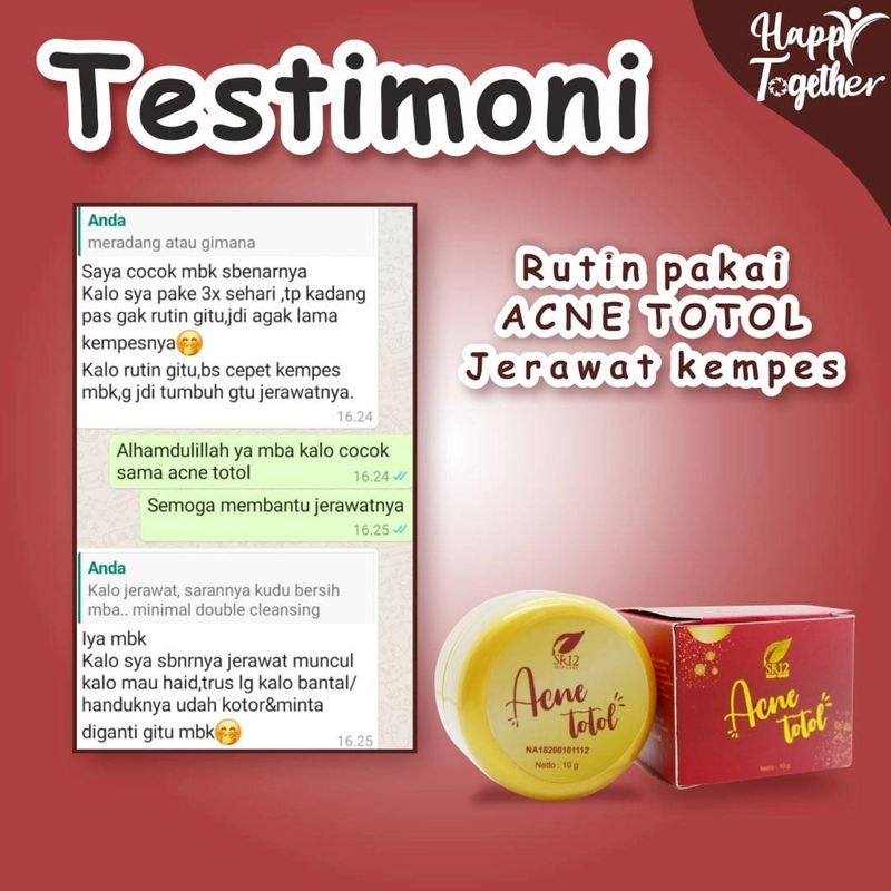 Product image SR12 Herbal Skincare - Acne Totol 10gr Obat Jerawat Kemasan Tube