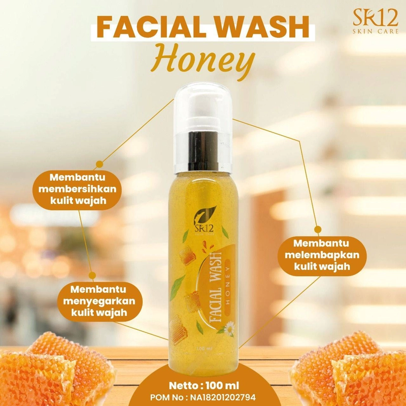 Product image SR12 Herbal Skincare - Facial Wash 100ml Honey