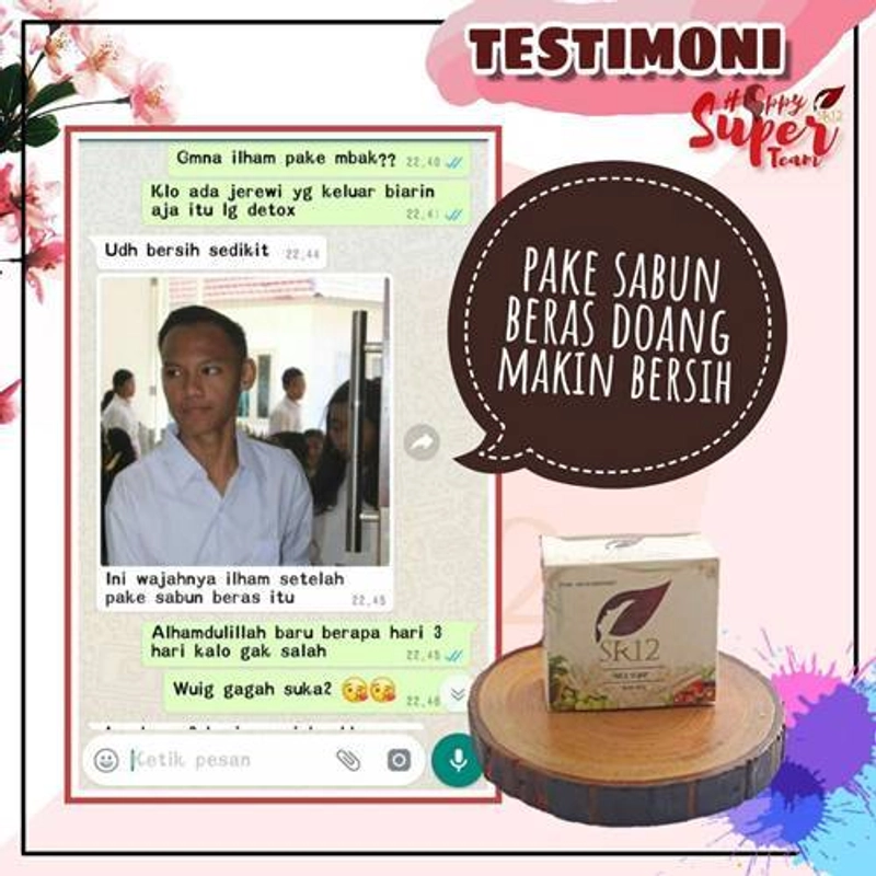 Product image SR12 Herbal Skincare - Rice Soap Batang 60gr