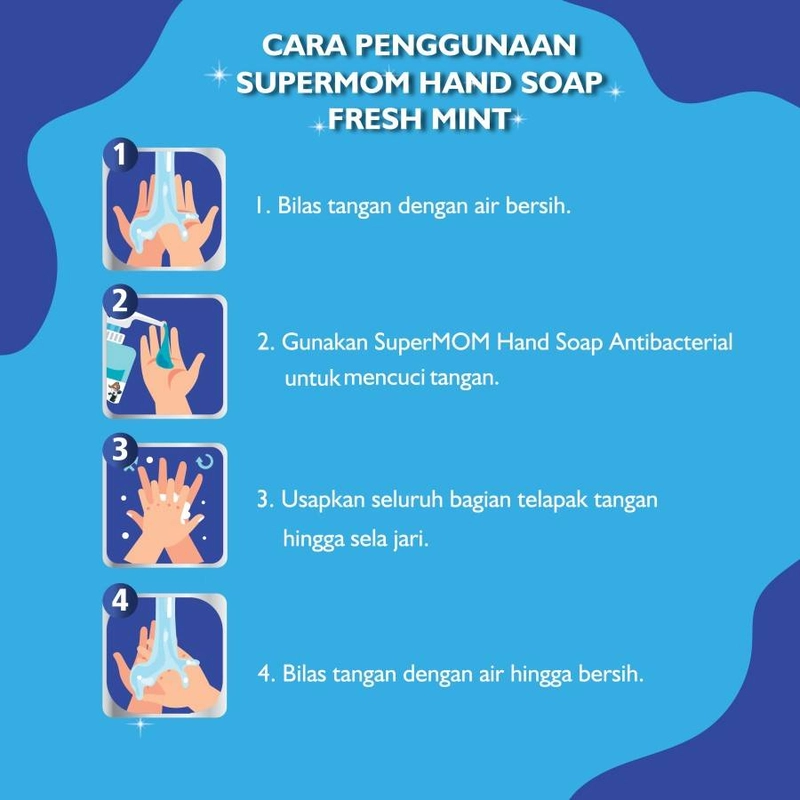 Product image SuperMOM - Hand Soap Fresh Mint Sabun Cuci Tangan 1,5L