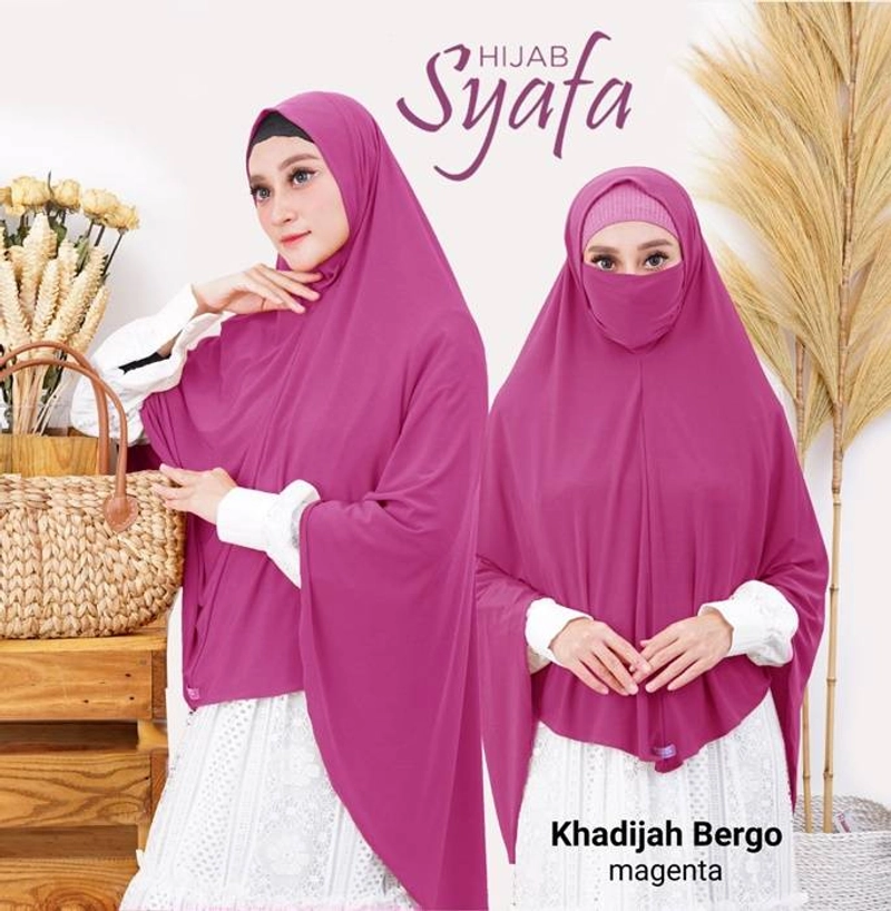 Product image Syafa Hijab - Khadijah Bergo XL Magenta