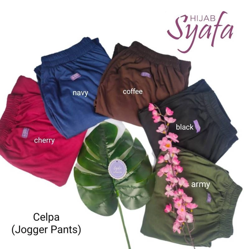 Product image Syafa Hijab - Celpa ( Jogger Pants ) S Army