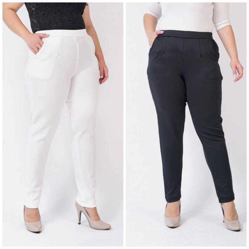 Product image Syahrinda - Celana Pensil Basic Scuba Pants  (Hitam, Super Jumbo, Pcs)