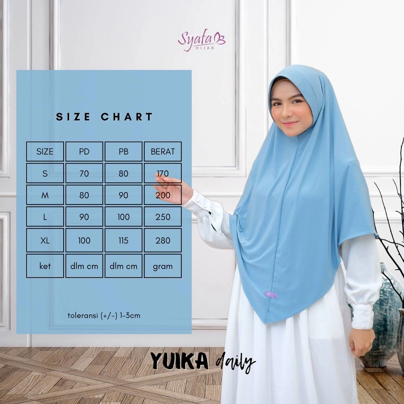 Product image Syafa Hijab - YUIKA DAILY L PURPLE