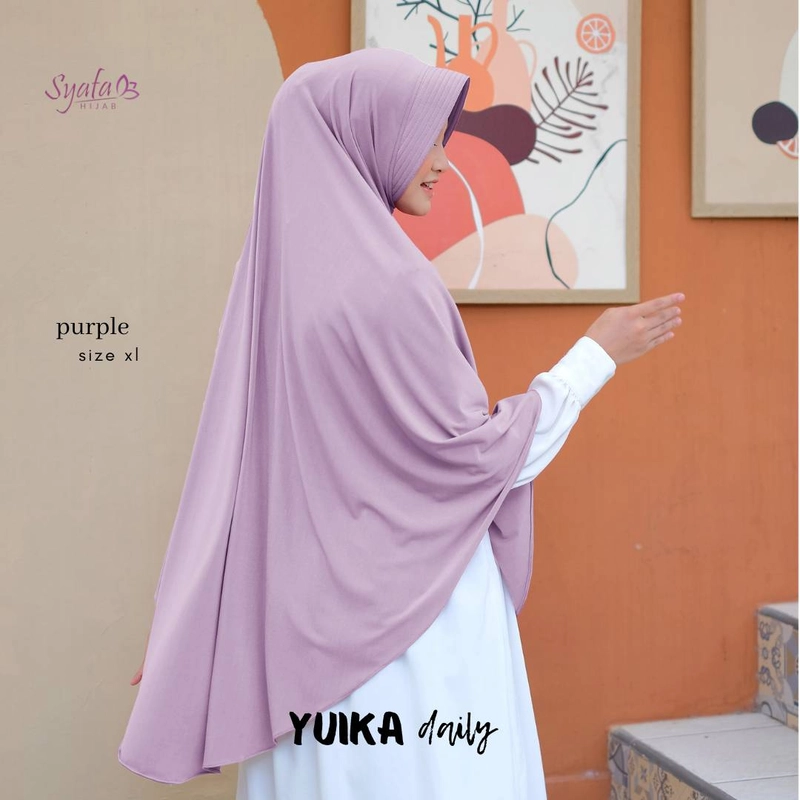 Product image Syafa Hijab - YUIKA DAILY L PURPLE
