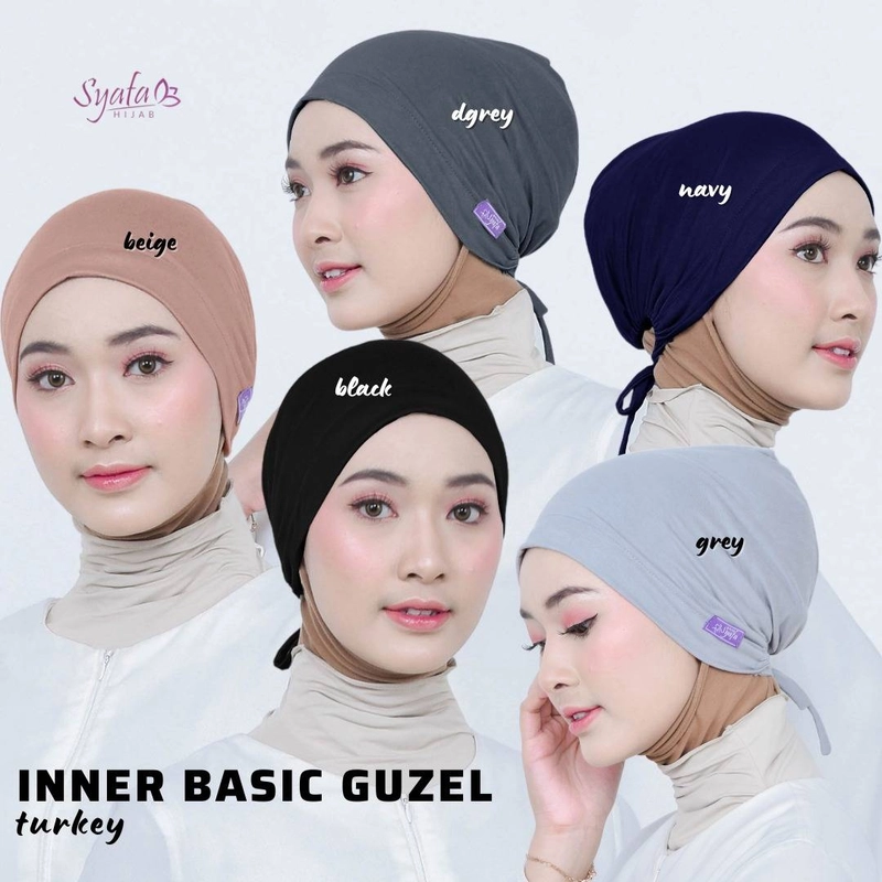 Product image Syafa Hijab - INNER GUZLE ALL SIZE BLACK