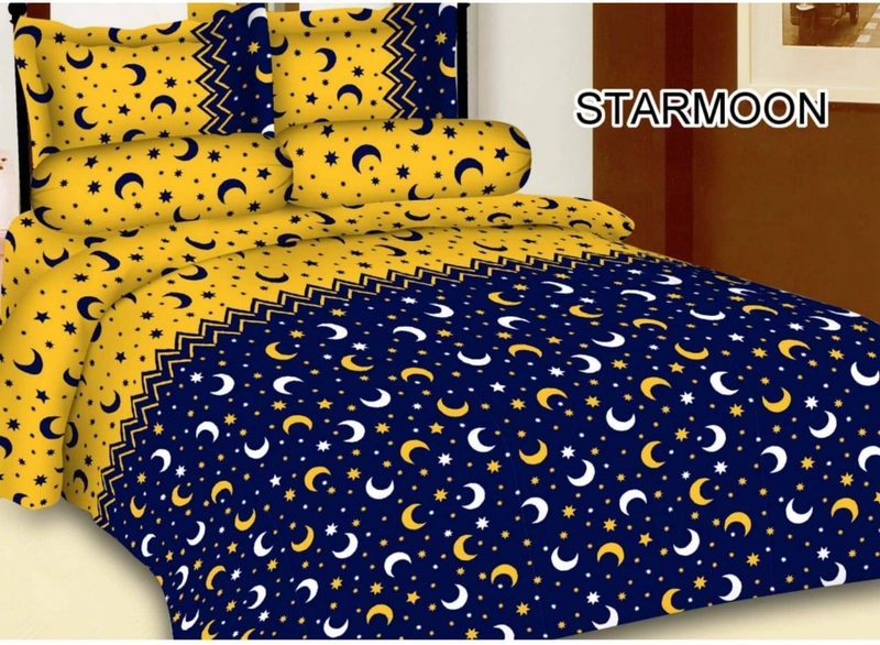 Product image Episopie - Sarung Kasur Busa Motif Starmoon 90 Cm X 200 Cm X 10cm Biru Kuning