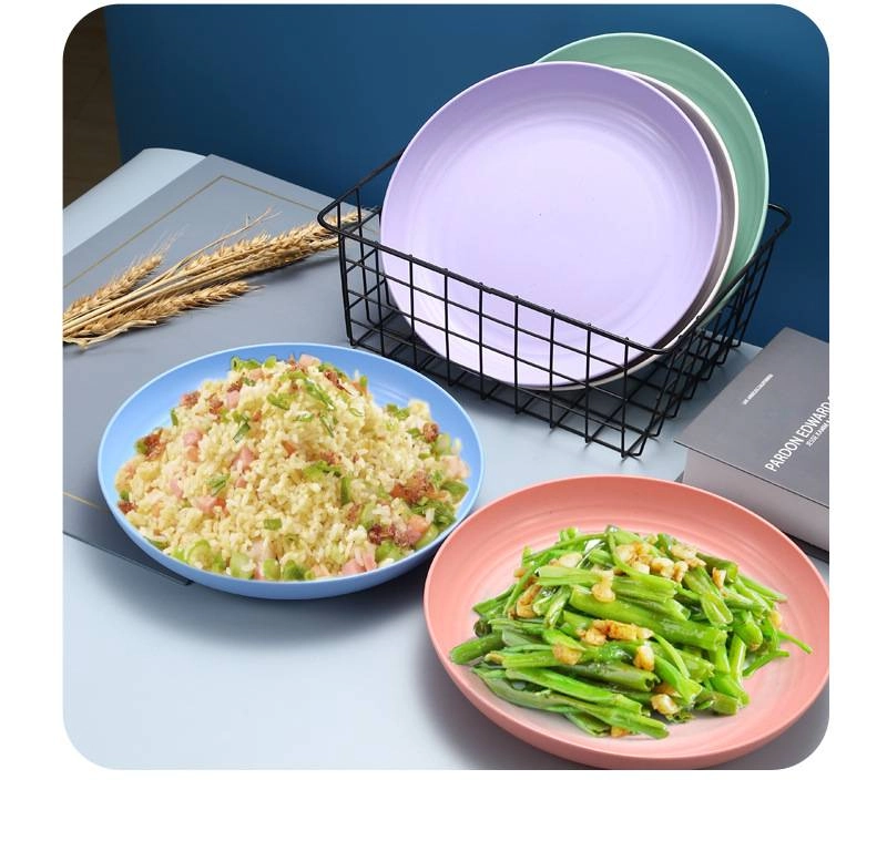 Product image Hasania Home - Piring Makan Wheat Straw Oval 20 cm Biru