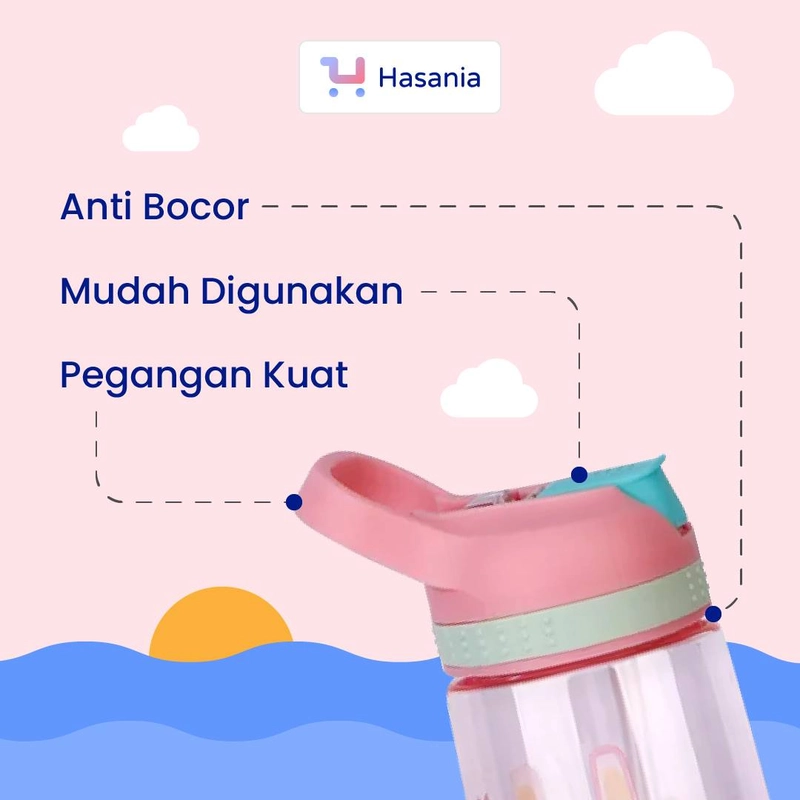 Product image Hasania Home - Botol Minum Anak 480 mL Random