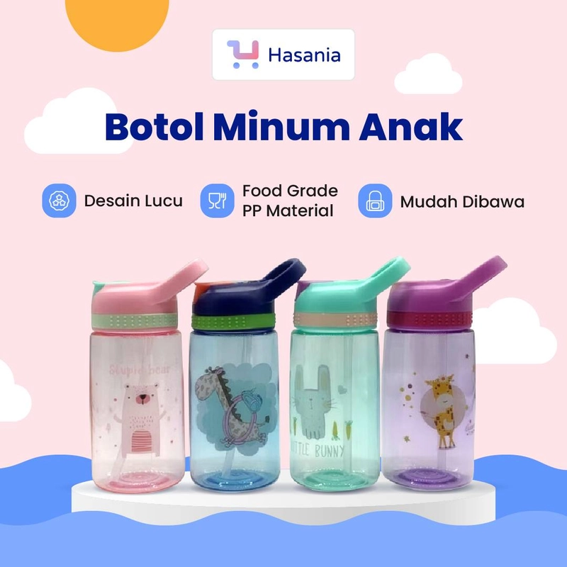 Product image Hasania Home - Botol Minum Anak 480 mL Random