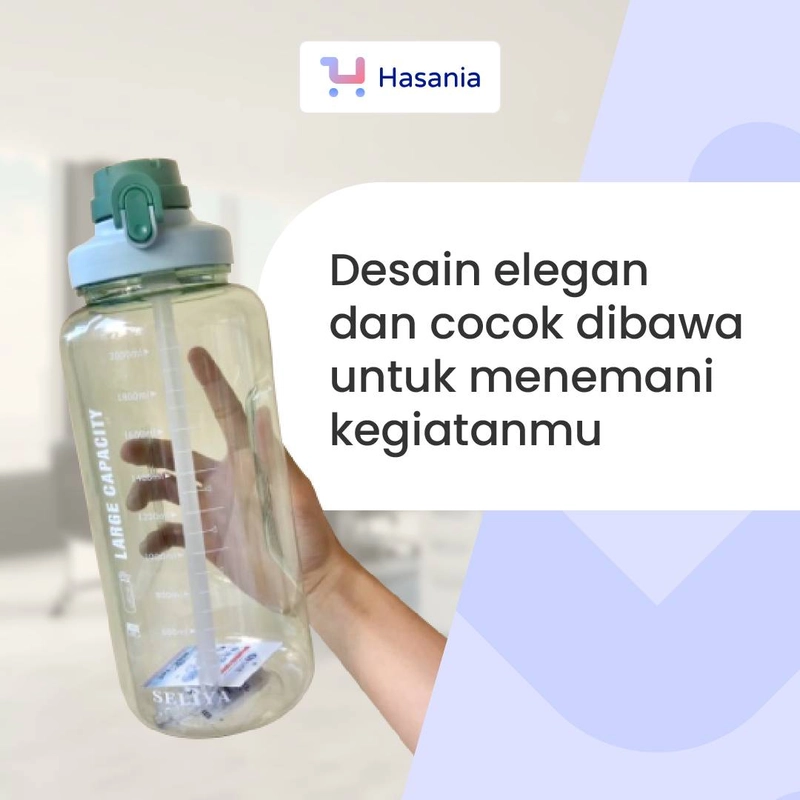 Product image Hasania Home - Botol Minum 2.4 L Random