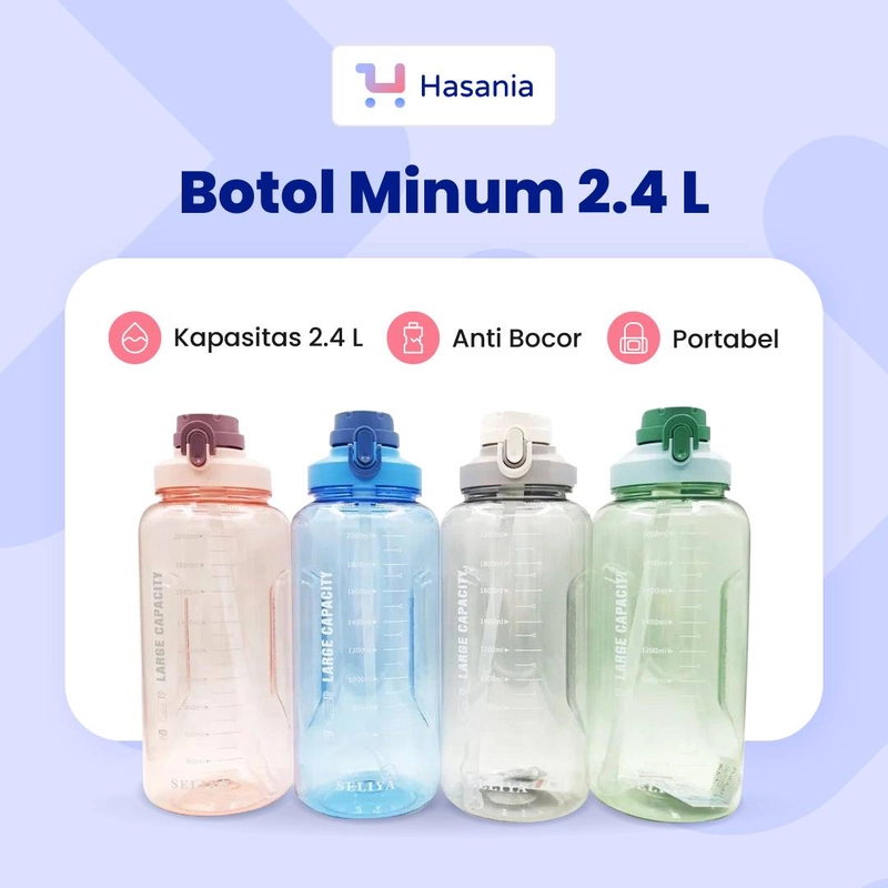 Product image Hasania Home - Botol Minum 2.4 L Random